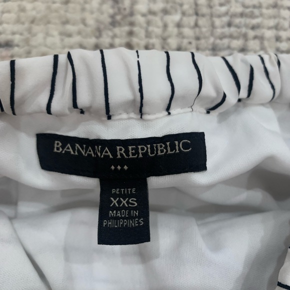 Banana Republic Pleated Striped Mini Skirt - Picture 2 of 2
